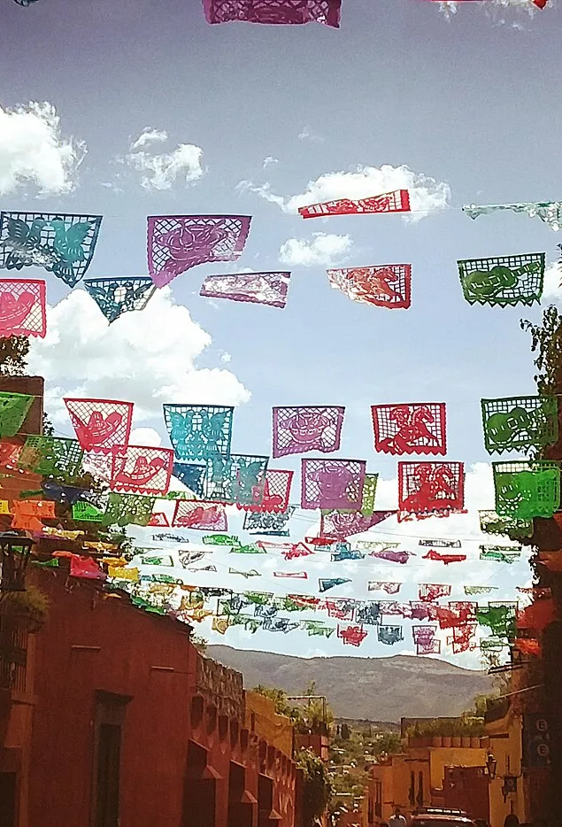 Papel picado, San Miguel de Allende